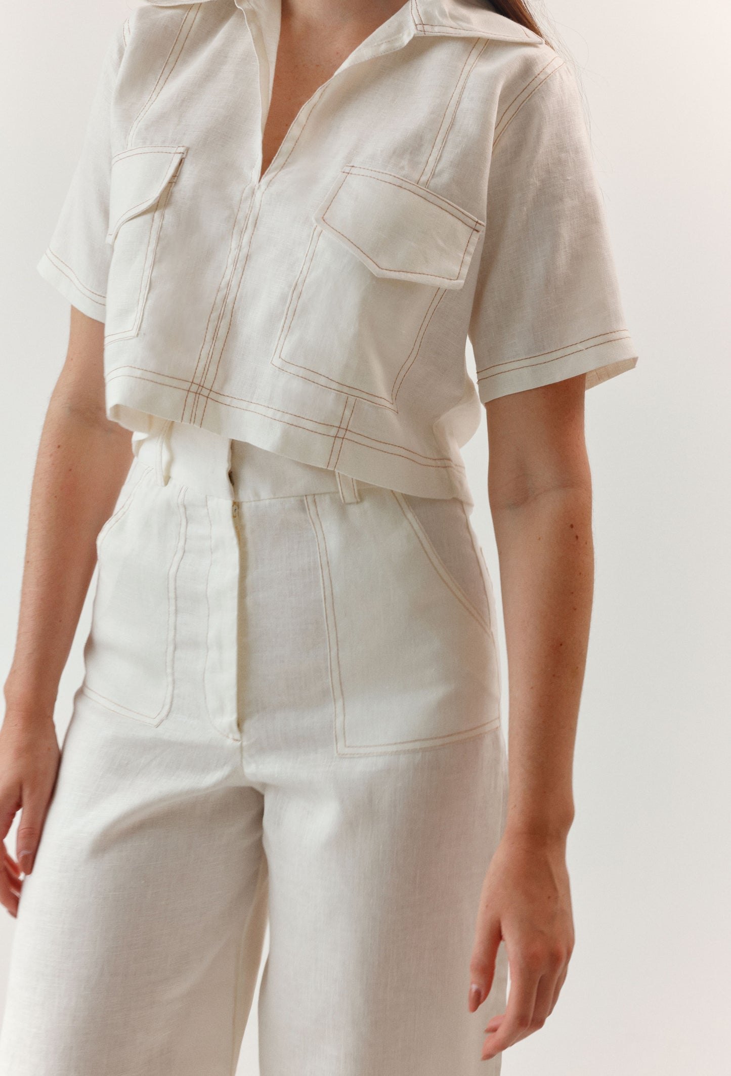 BLUSA FREYA LINO BLANCO