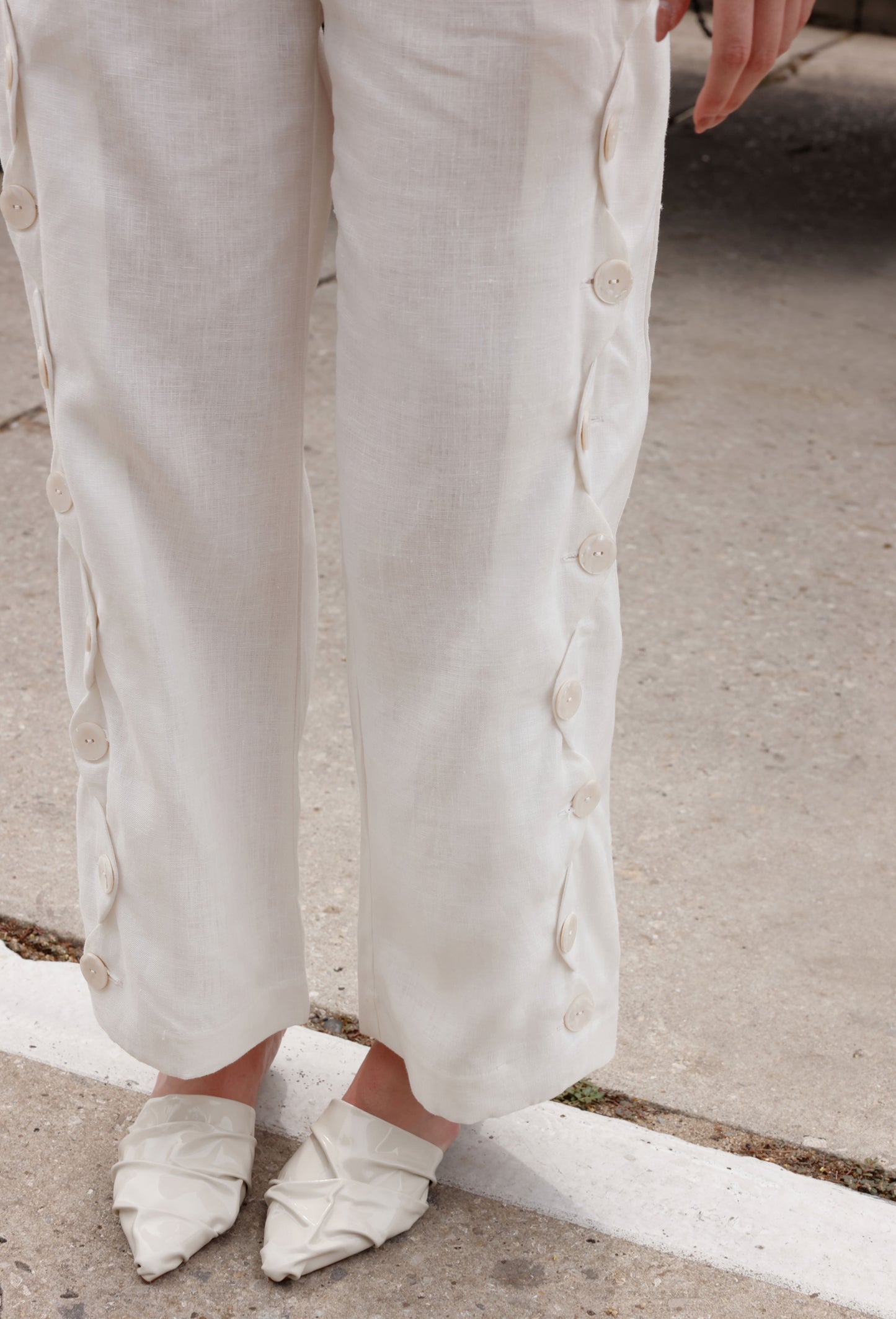 PANTALON ELEONORA BLANCO