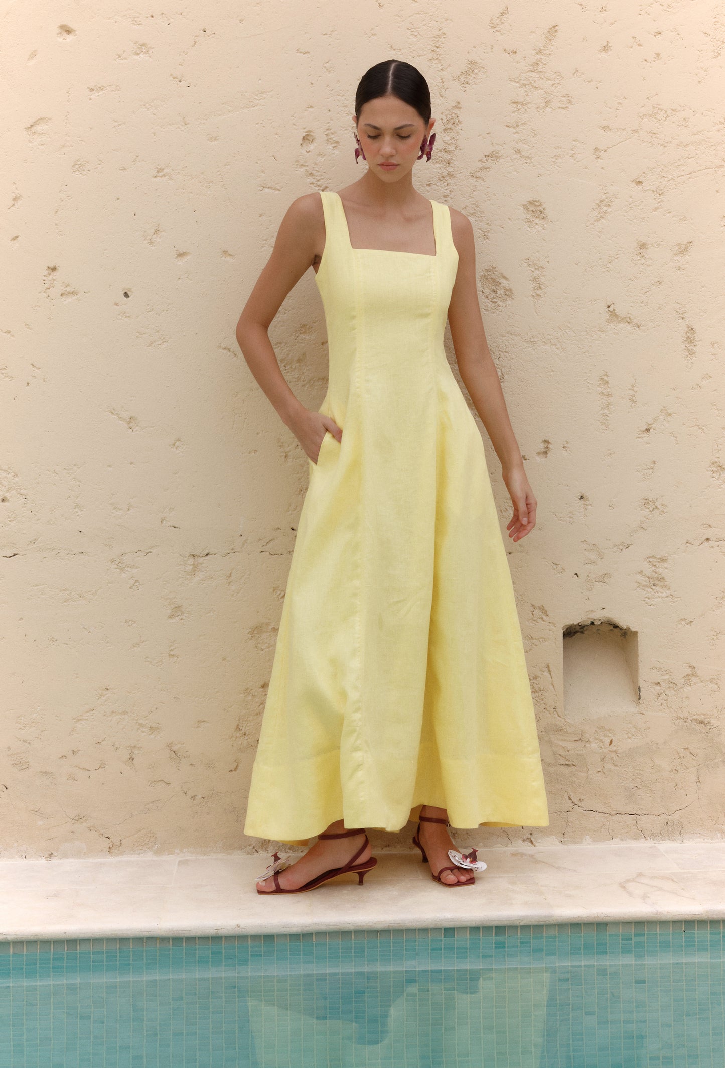 VESTIDO CARLOTA AMARILLO