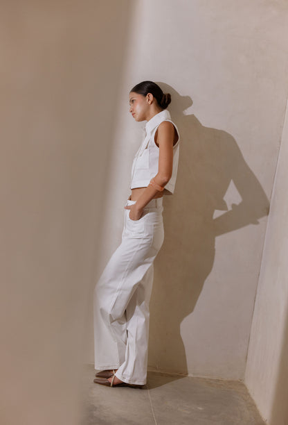 blusa-blanca-popelina-algodón-mujer