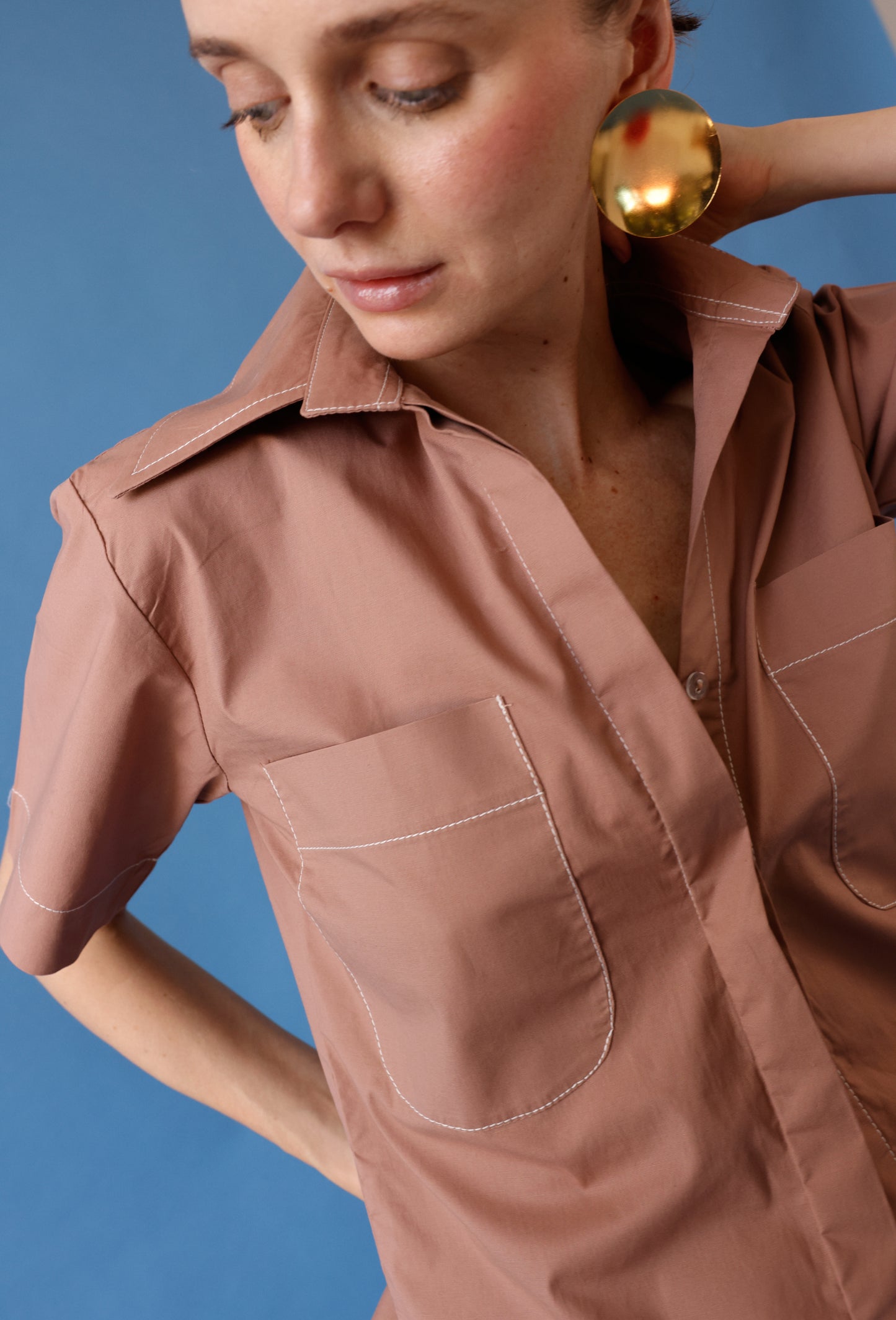 BLUSA ARIADNA CAMEL