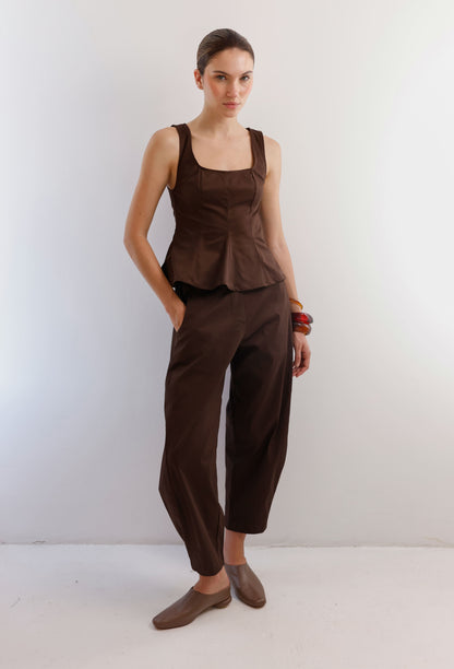 PANTALON MABEL CAFE