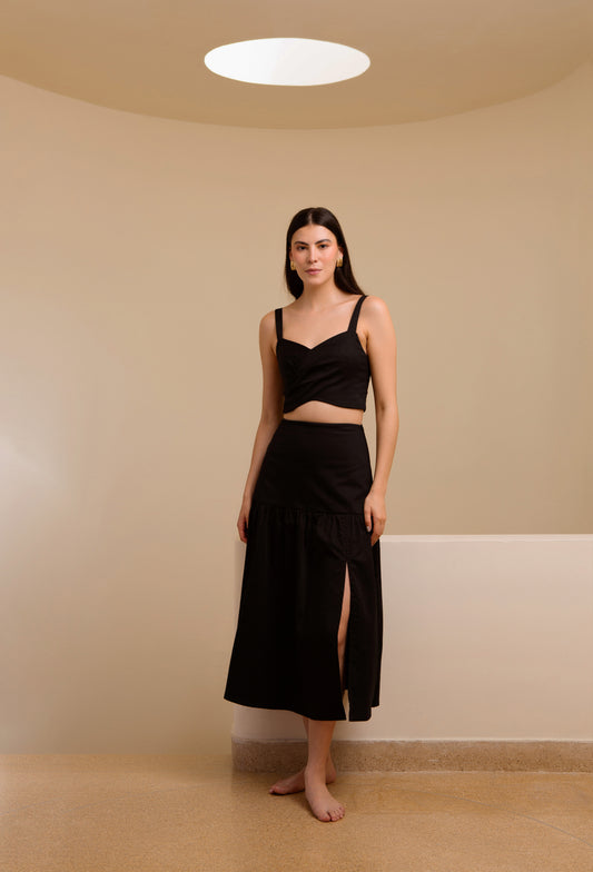 CROP TOP BELINDA NEGRO