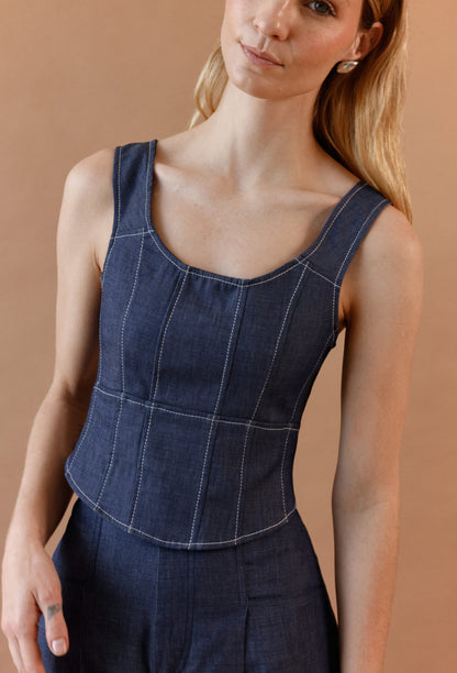 CORSET CORINA DENIM