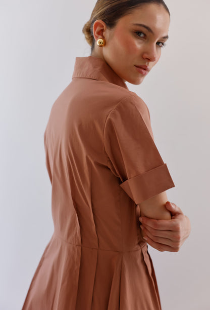 VESTIDO NATALIA CAMEL