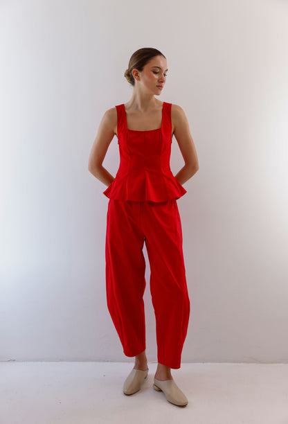 PANTALON MABEL ROJO