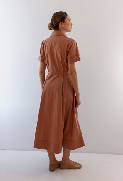 VESTIDO NATALIA CAMEL