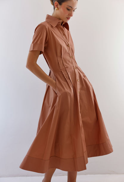 VESTIDO NATALIA CAMEL