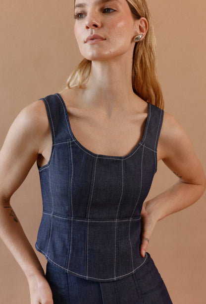 CORSET CORINA DENIM