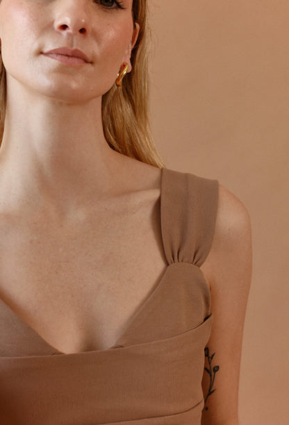 CROP TOP ALMA CAMEL