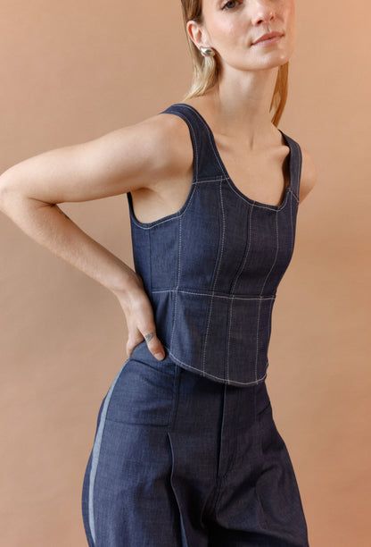 CORSET CORINA DENIM