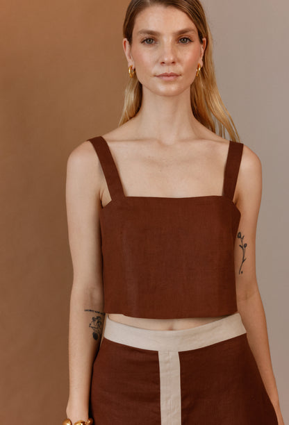 CROP TOP KATIA CAFE