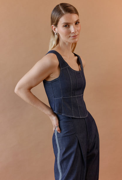 CORSET CORINA DENIM