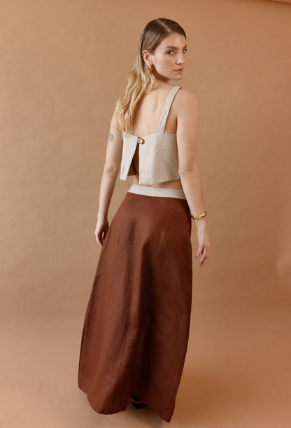 CROP TOP KATIA CAMEL