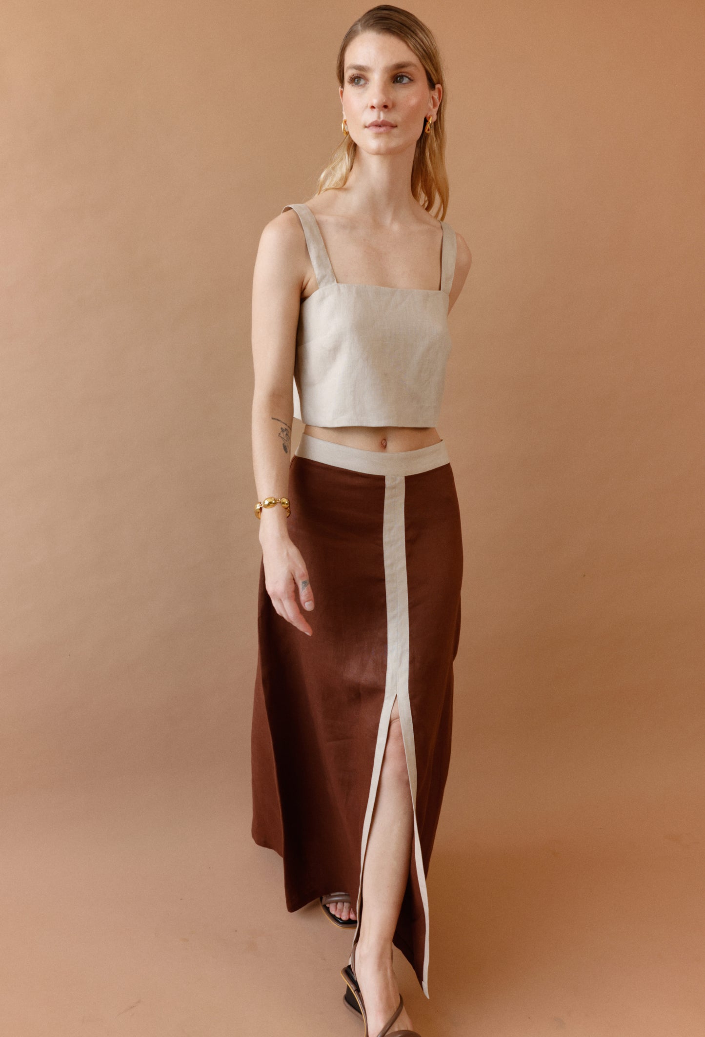 CROP TOP KATIA CAMEL