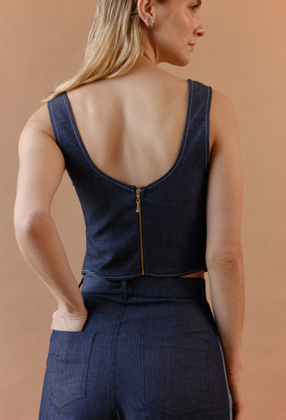 CORSET CORINA DENIM