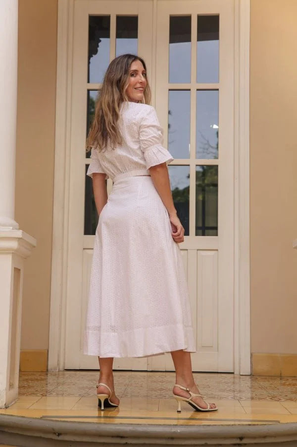 FALDA NORA BLANCO