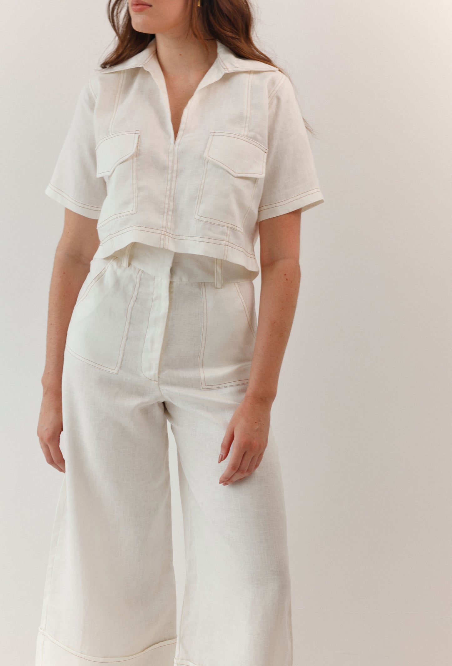 BLUSA FREYA LINO BLANCO