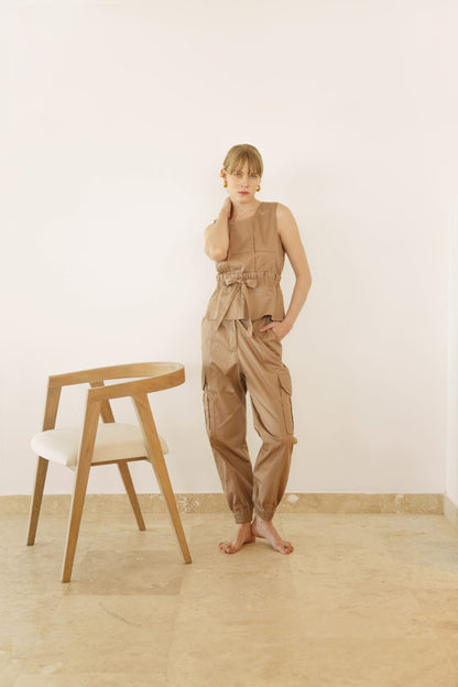 PANTALON ORNELLA CAMEL