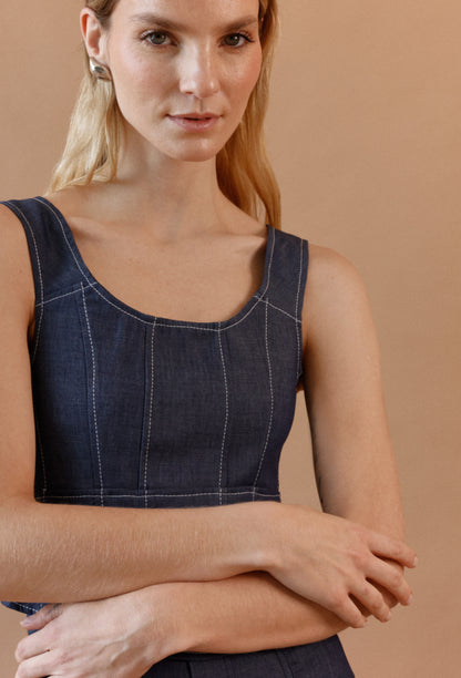 CORSET CORINA DENIM