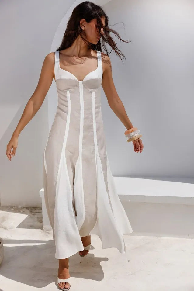 vestido-lino-blanco-camel-combinado-mujer