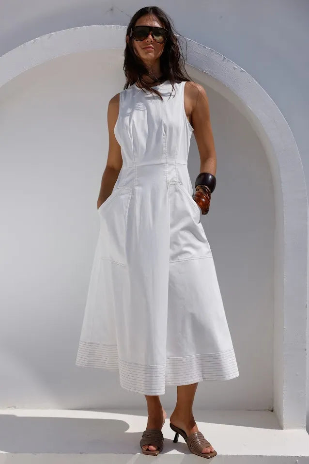 VESTIDO MERCEDES DRIL