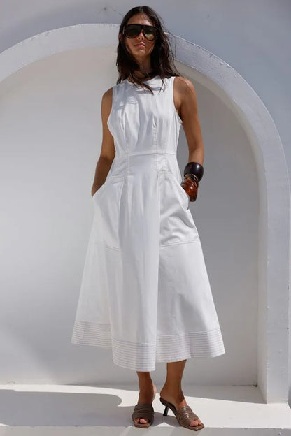 VESTIDO MERCEDES DRIL