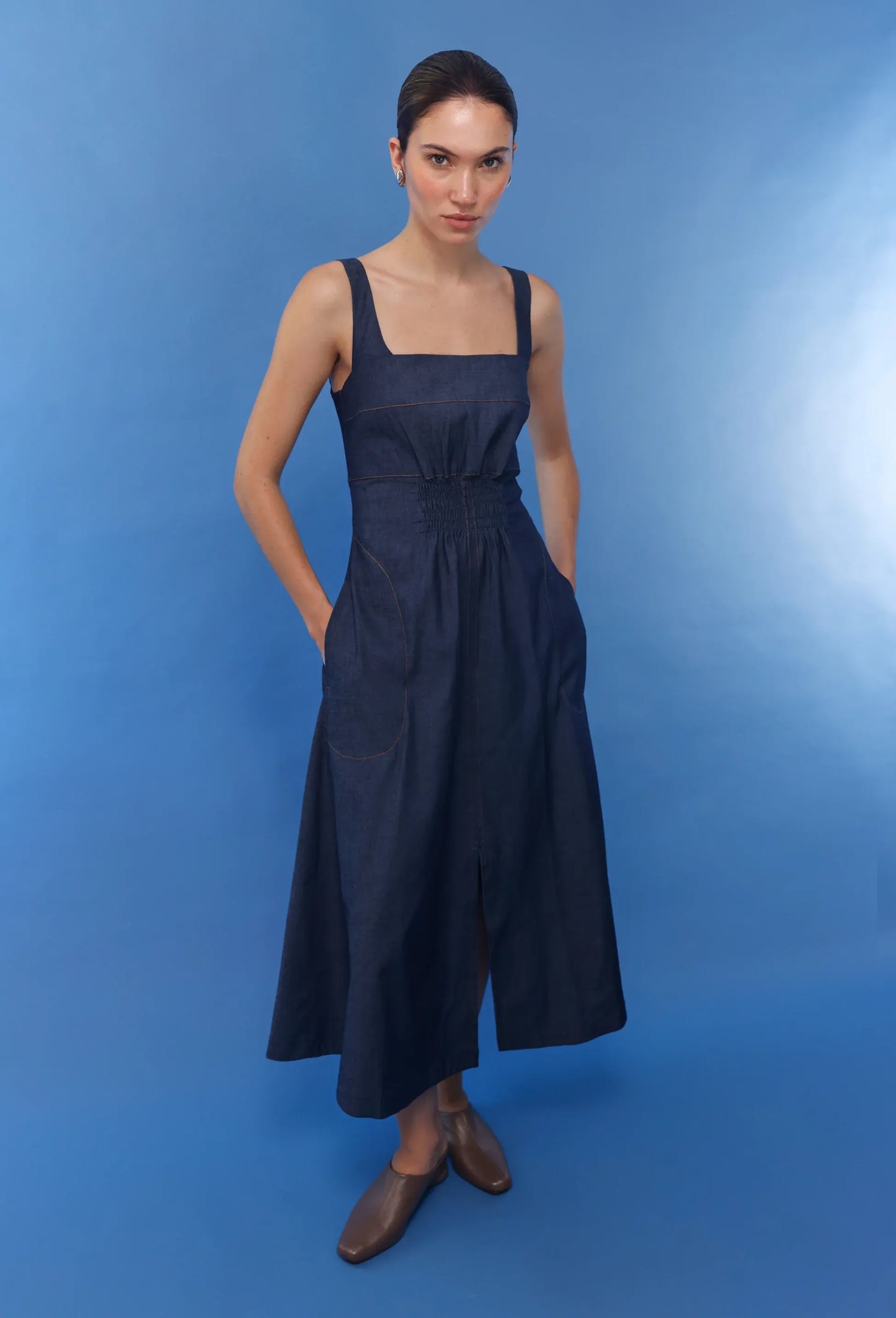 VESTIDO IRENE DRIL