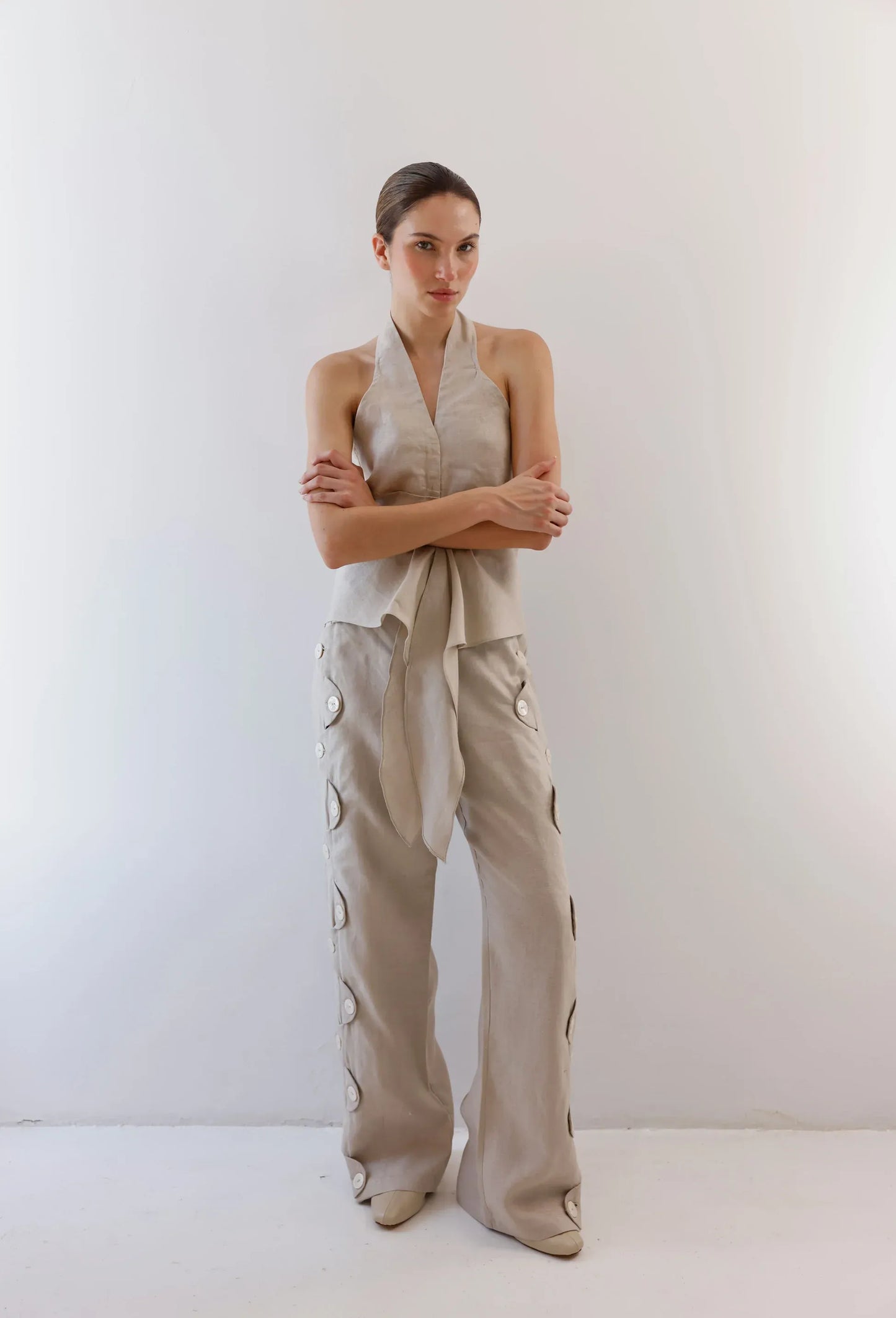 PANTALON ELEONORA LINO