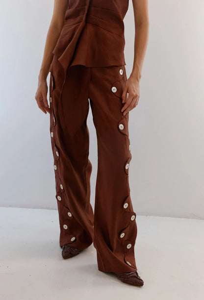 PANTALON ELEONORA LINO