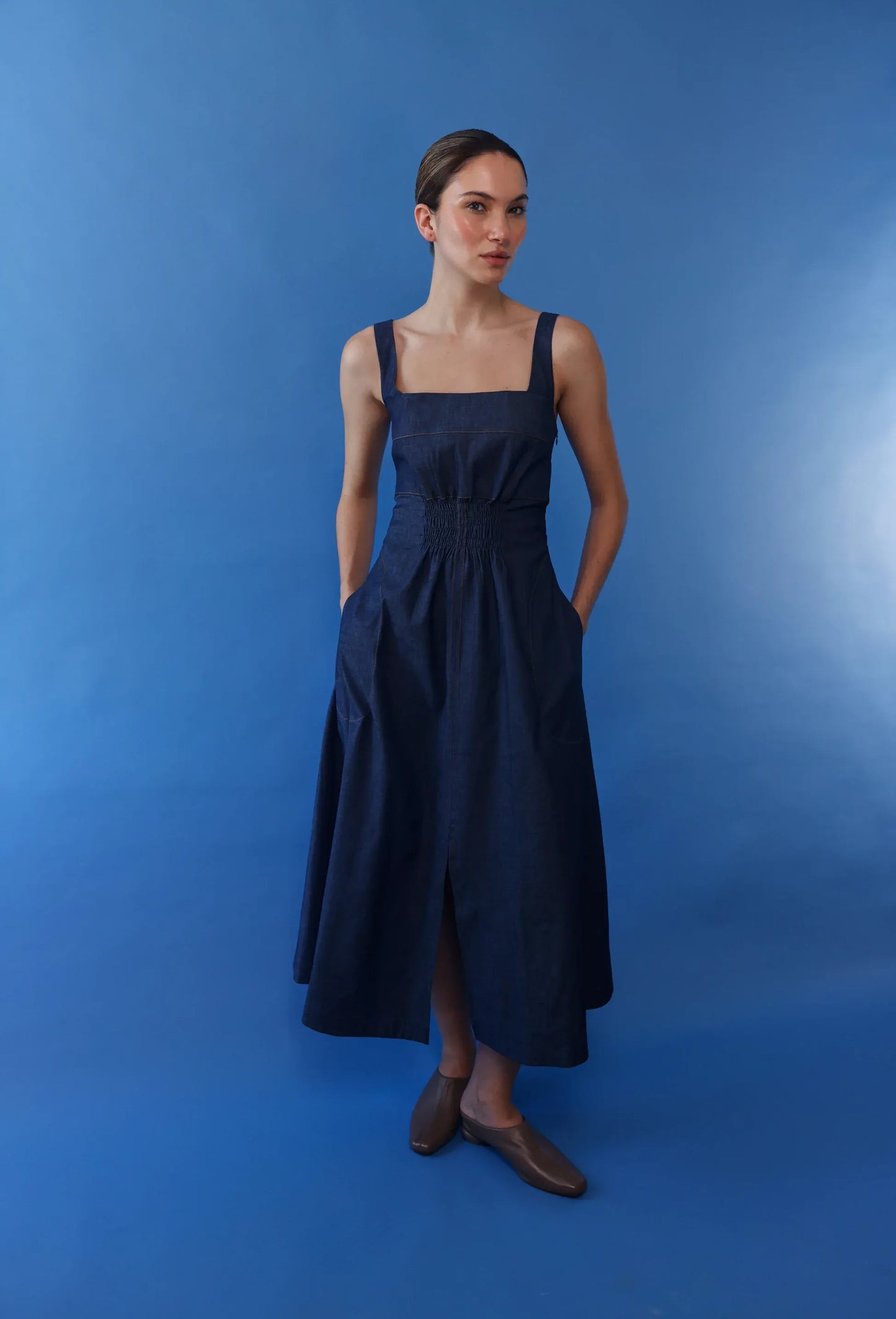 VESTIDO IRENE DRIL